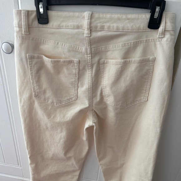 Talbots Cream Women's Pants and/or Jeans CORDUROY with Straight Legs and 5 Pkts - Picture 9 of 13